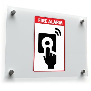 Fire Alarm Safety Sticker