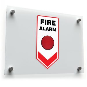 Fire Alarm Sign Sticker