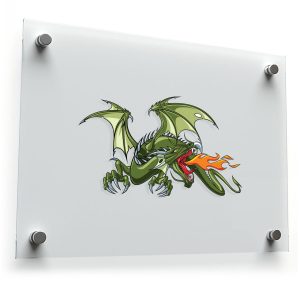 Fire-Breathing Dragon Sticker