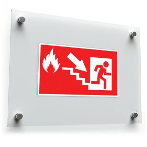 Fire Exit Sticker