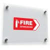 Fire Extinguisher Arrow Sticker