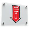 Fire Extinguisher Arrow Sticker 1