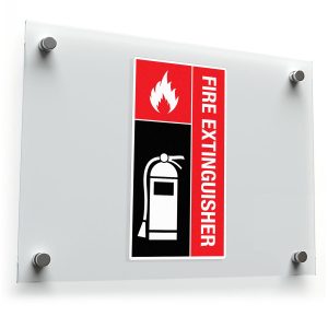 Fire Extinguisher Safety Sign Decal