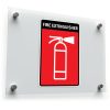 Fire Extinguisher Sticker – High-Visibility Safety Sign, Durable