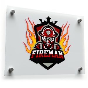 Fireman Emblem Sticker