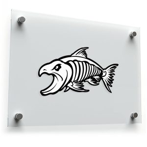 Fish Skeleton Sticker