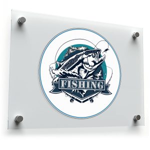 Fishing Badge Sticker