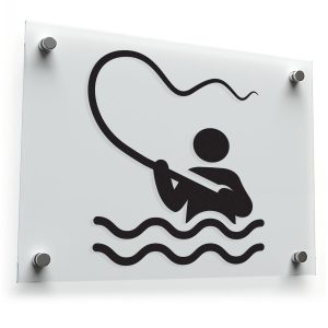 Fishing Symbol Sticker