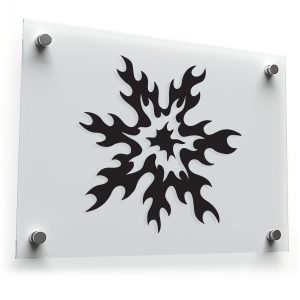 Flame Burst Vinyl Sticker