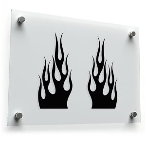 Flame Decal Set