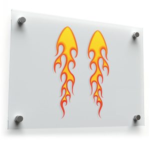 Flame Decal Set