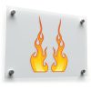 Flame Decal Sticker Set 1
