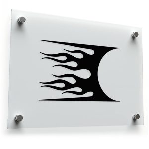 Flame Design Sticker