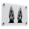 Flame Design Sticker Set 1