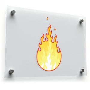 Flame Sticker