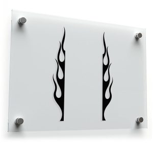 Flame Strip Decals