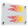 Flame Stripe Decals 1