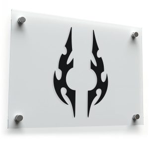 Flame Tribal Tattoo Style Sticker