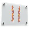 Flame Tribal Vinyl Sticker Set