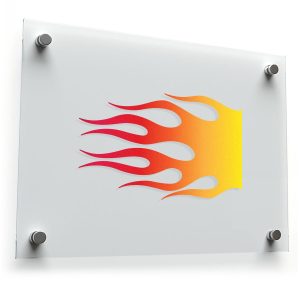 Flame Vinyl Decal