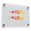 Flame Vinyl Decal Set