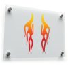 Flame Vinyl Decal Set 1