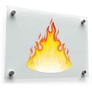 Flame Vinyl Decal