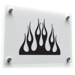 Flame Vinyl Sticker