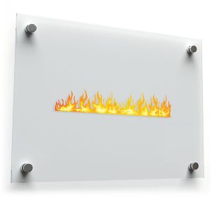 Flame Vinyl Sticker