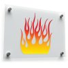 Flame Vinyl Sticker 1