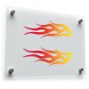 Flame Vinyl Sticker Set