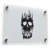 Flaming Skull Decal 1
