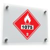 Flammable Gas 1075 Hazard Placard Sticker – DOT Safety