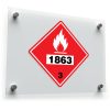 Flammable Liquid Class 3 Sticker – Hazardous Material Label