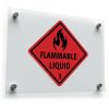 Flammable Liquid Warning Sticker