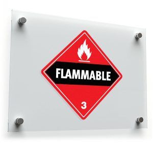 Flammable Warning Sticker