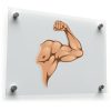 Flexed Bicep Bold Muscle Sticker 1