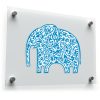 Floral Elephant Sticker 1
