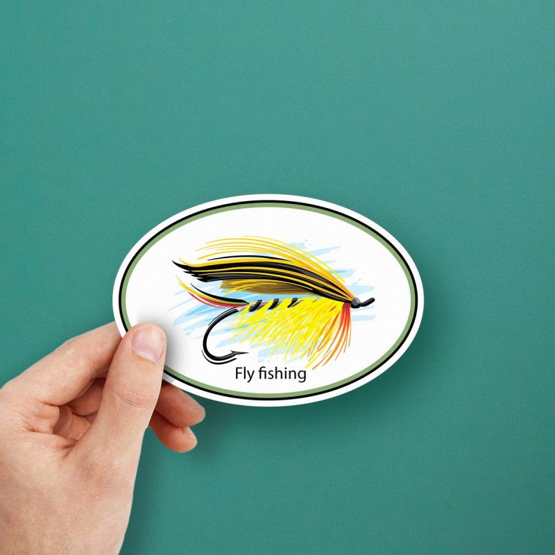Fly Fishing Sticker - Stickers Factory