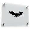 Flying Bat Silhouette Sticker 1
