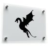Flying Dragon Silhouette Sticker