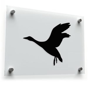 Flying Goose Silhouette Vinyl Sticker
