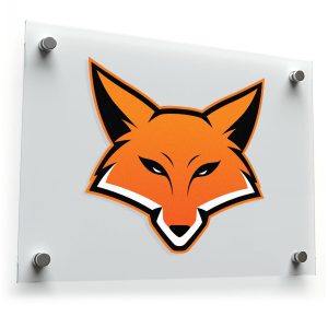 Fox Head Silhouette Sticker