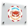 Fresh Crab Seafood Sticker