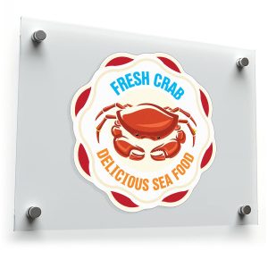 Fresh Crab Seafood Sticker