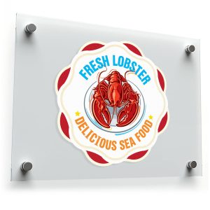 Fresh Lobster Seafood Sticker
