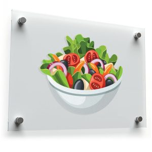 Fresh Salad Bowl Vinyl Sticker