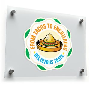 From Tacos to Enchiladas Vinyl Sticker