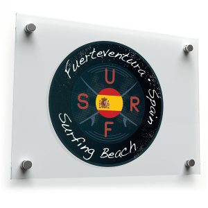 Fuerteventura Surfing Beach Vinyl Sticker