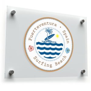Fuerteventura Surfing Beach Vinyl Sticker